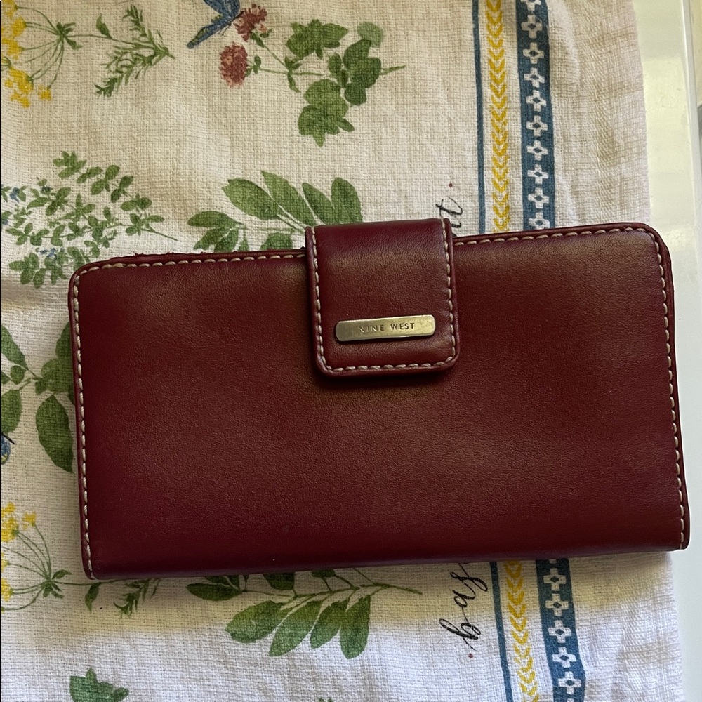 Nine West Maroon Wallet